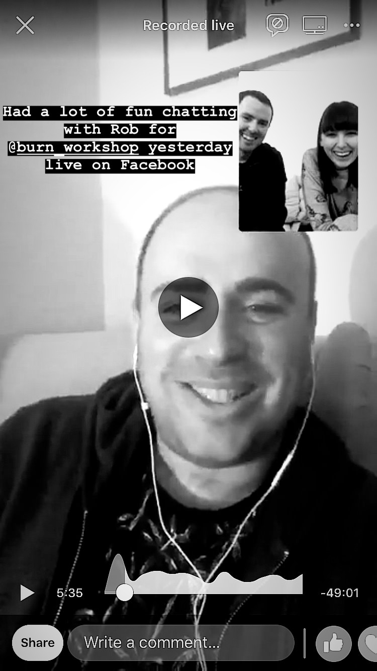 Burn workshop live interview
