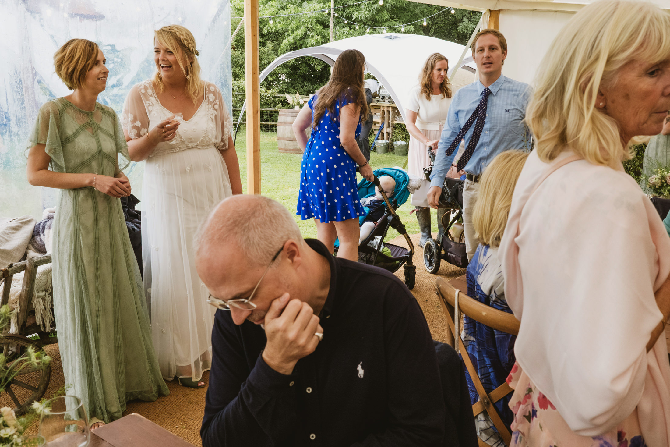 Group of people at an outdoor event