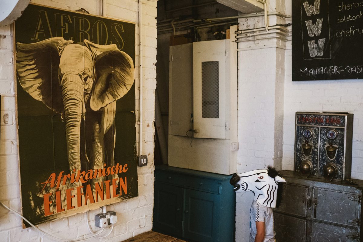 One Friendly Place wedding reception Zebra Boy and Elephant poster