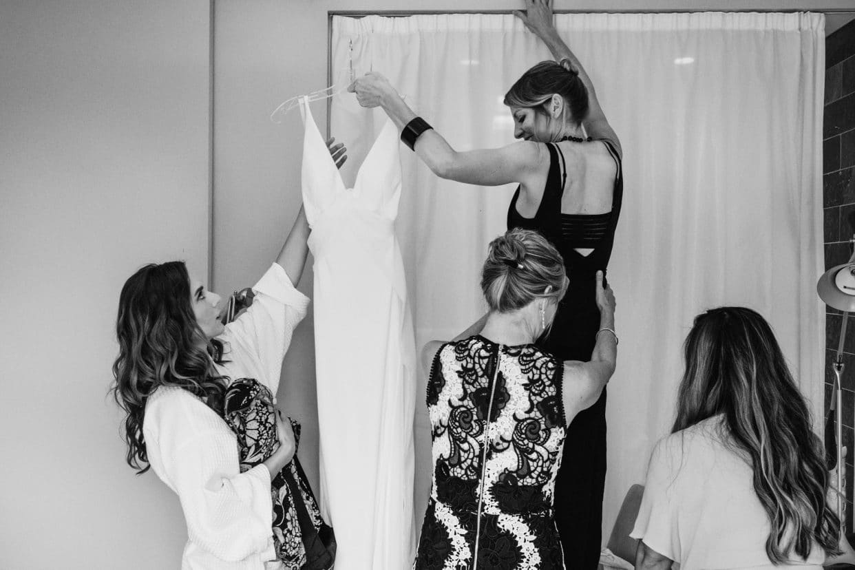 Town Hall Hotel bridal preparation